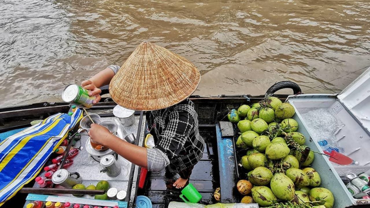 chợ nổi cái bè